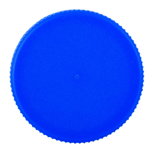 istock Plastic bottle cap isolated on white background. Of blue color. 1309461738