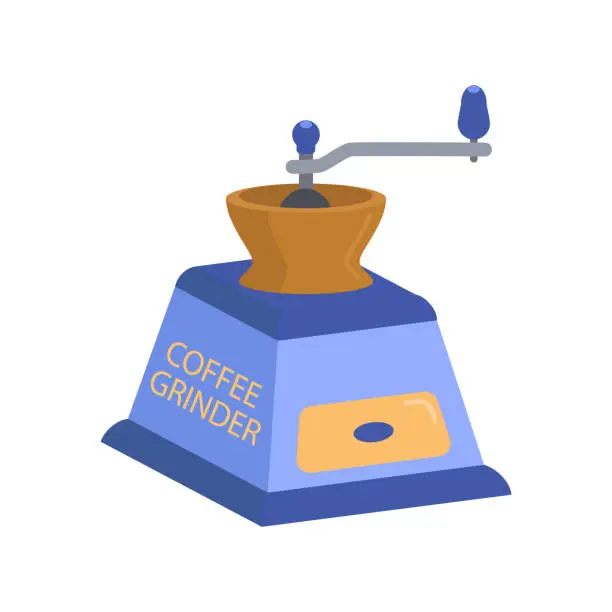 Vector illustration of Coffee grinder