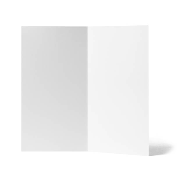 istock folded leaflet white blank paper template book desktop calendar 1309470997