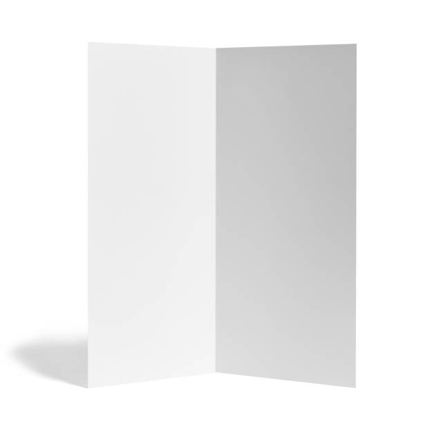 istock folded leaflet white blank paper template book desktop calendar 1309471849