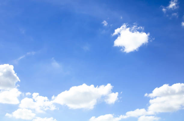 istock blue sky with beautiful natural white clouds 1309472061
