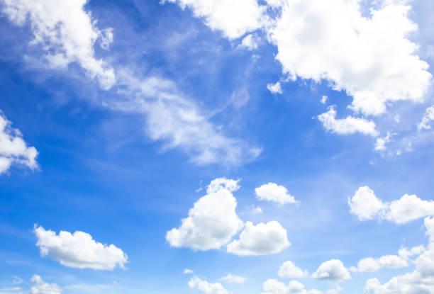 istock blue sky with beautiful natural white clouds 1309472132