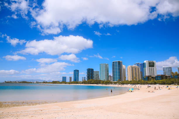istock Ala Moana Beach Park Honolulu Oahu Hawaii 1309479009