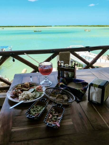 istock Sea Food with Sea View 1309480346