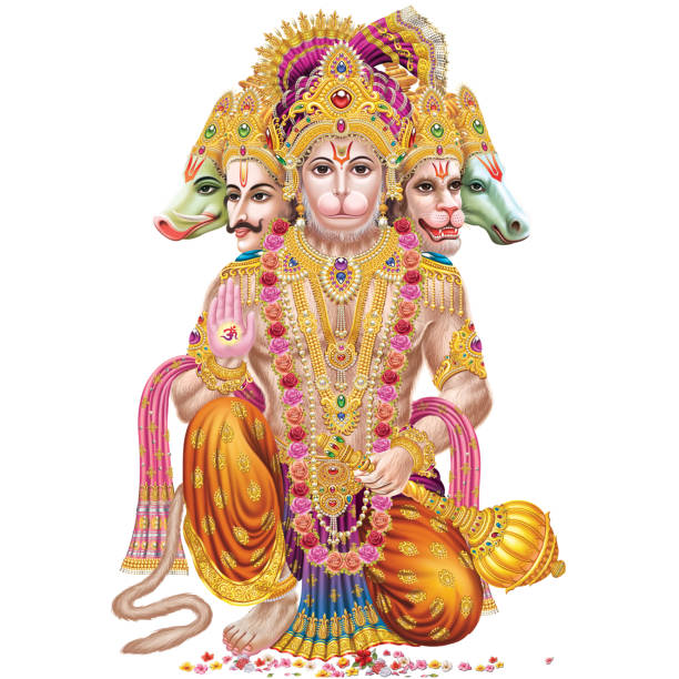 durchsuchen sie hochauflösende stockbilder von lord hanuman - hanuman stock-fotos und bilder