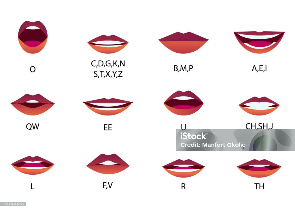 Lips Sync Set Human Lips Collection For Mouth Animation And Pronunciation Sad Smile Angry Laughing Mouth Vector Illustration Stock Illustration - Download Image Now - iStock Lips Sync Set Human Lips Collection For Mouth Animation And Pronunciation Sad Smile Angry Laughing Mouth Vector Illustration Stock Illustration - Download Image Now - iStock