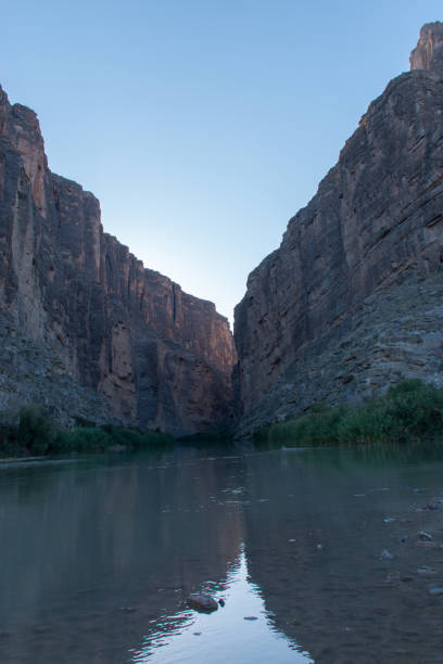 istock Rio Grande river as it flows out of Santa Elena Canyon - Vertical 1309492599