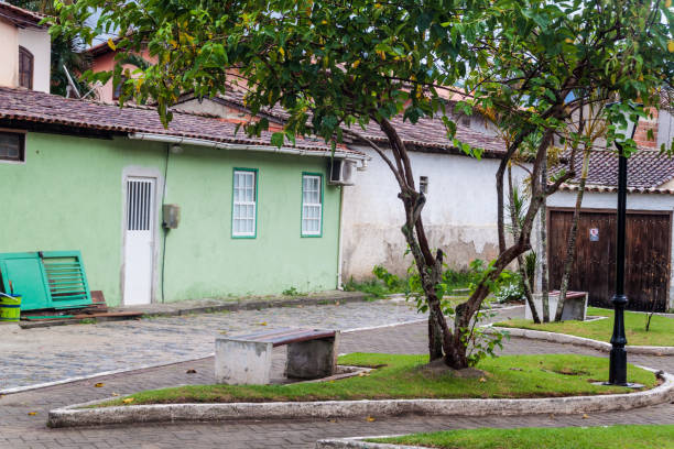 istock Small park in Paraty village, Brazil 1309493525