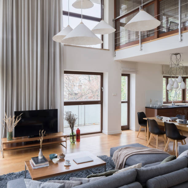 istock Elegant and spacious two-floor apartment 1309495125