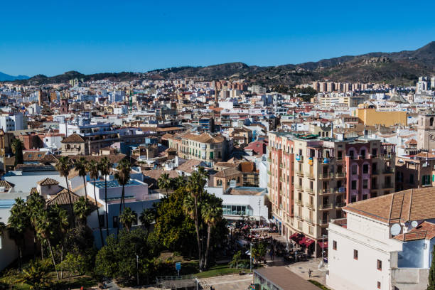 istock Aerial view of Malaga, Spain 1309498865