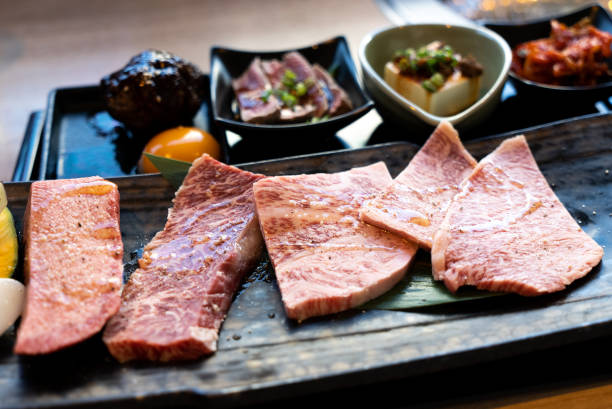 istock A Japanese yakiniku restaurant lunch set menu. 1309519456