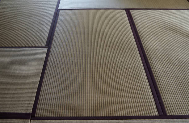 istock Japanese straw floor coverings 1309522186