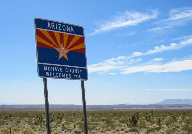 istock Arizona State Line Welcome Sign 1309534807
