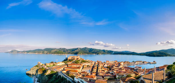 Panorama on Portoferraio, Elba (Tuscan Archipelago, Italy)