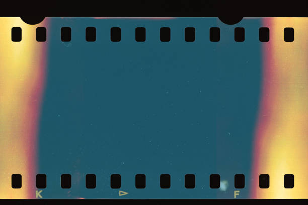 istock Light leaks on photographic film 1309549428