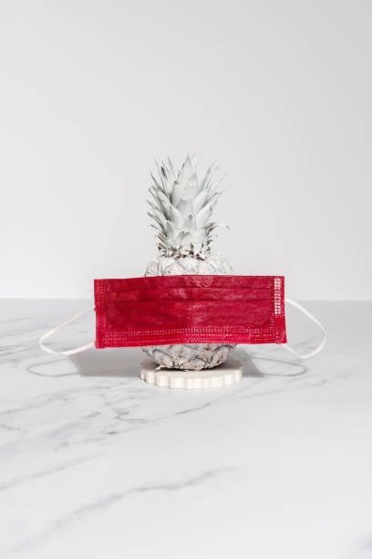 Face mask COVID-19 creative concept for virus protection
