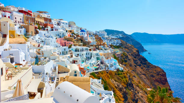 istock Santorini Island in Greece 1309551734