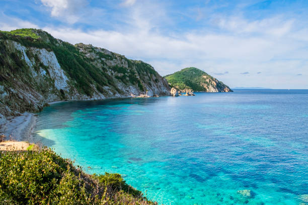 Sansone Beach on Elba (Tuscan Archipelago, Italy) stock photo