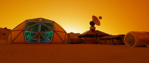 istock an outpost on the red planet mars (3d rendering) 1309554605