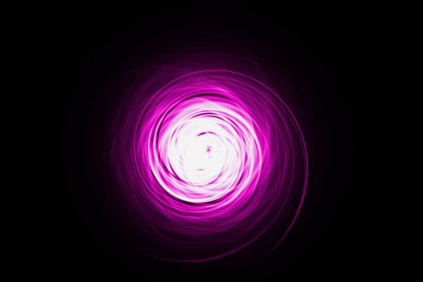 istock Abstract glowing portal on the black background. 1309559978