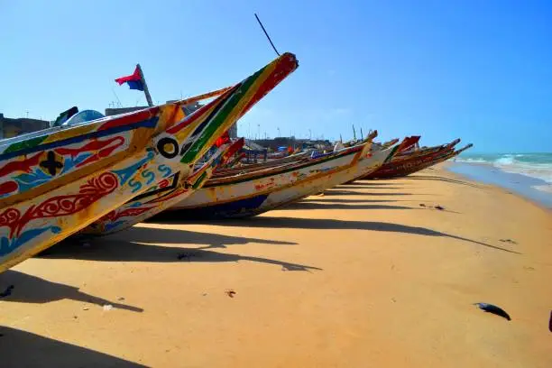 The former capital of Senegal with its colorful fishing boats