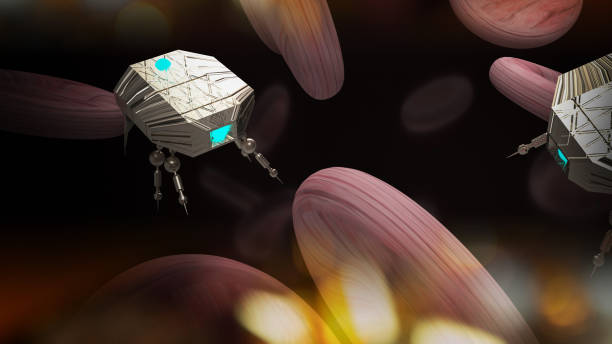 istock The nano robotic for medical and sci background content 3d rendering 1309562120