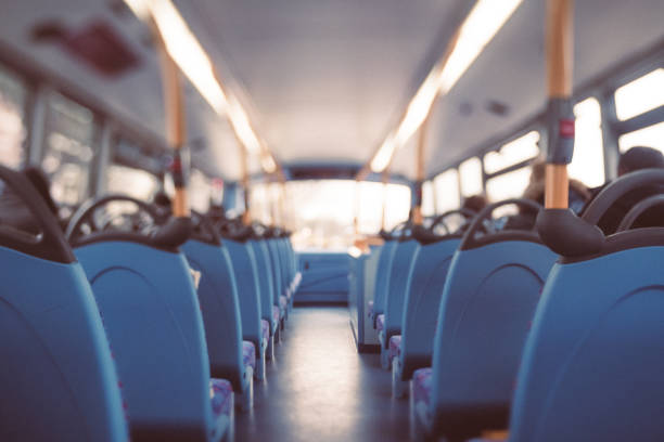 istock Inside the top deck of a london red bus 1309562889