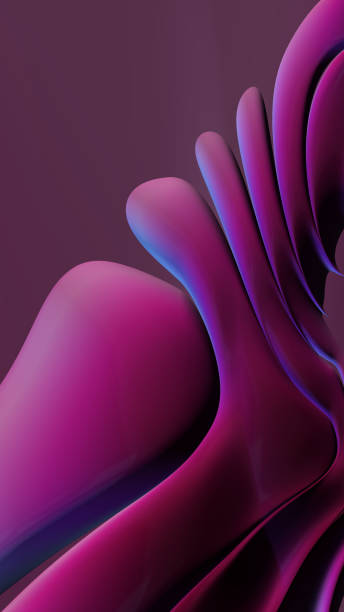 istock Artistic and imaginative digitally designed abstract 3D fractal background 1309565152