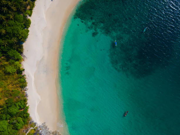 istock Phuket Thailand. Aerial view summer beach sea 1309566902