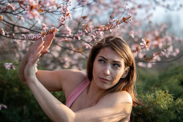 istock Girl afraid of allergy symptoms 1309570627
