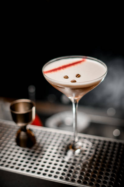 istock great view on glass with espresso martini cocktail decorated with coffee beans 1309577473