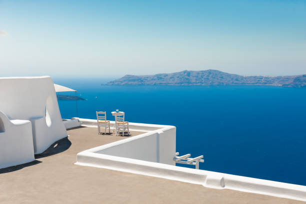 istock White architecture on Santorini island, Greece. 1309591493