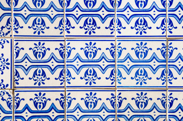 istock Traditional portuguese ceramic decorative tile Azulejos. 1309591516