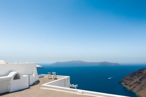 istock White architecture on Santorini island, Greece. 1309591524