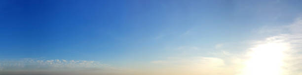 istock Panorama sky with cloud on a sunny day. 1309594746