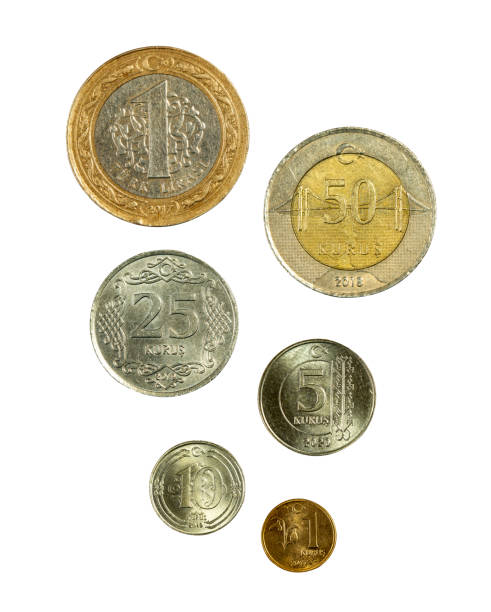 istock Turkish Lira coins collection set 1309604579