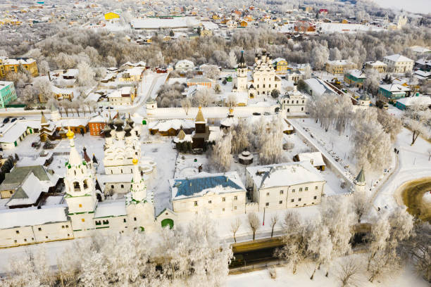 istock Murom cityscape with Trinity convent and Annunciation Monastery, Russia 1309607406