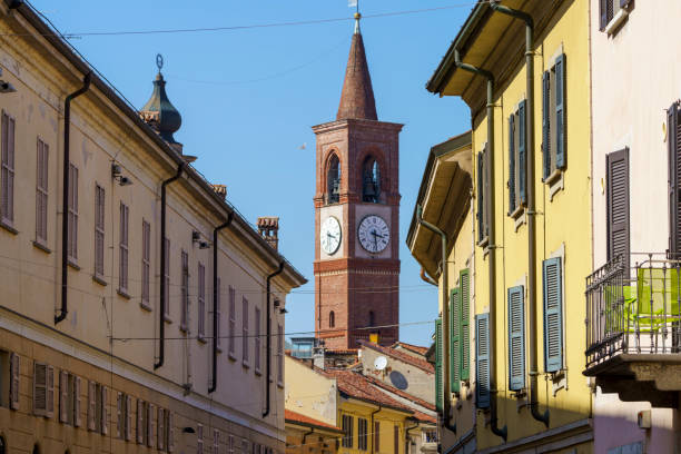 Abbiategrasso, Milan province, Lombardy, Italy: old buildings of the historic city