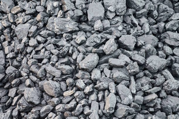 Dark coal for background, template, close up Natural hard coal texture for background. Coal industry. Template, top view, close up. hard bituminous coal stock pictures, royalty-free photos & images