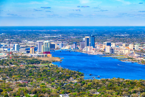 istock Jacksonville Skyline Aerial 1309619683