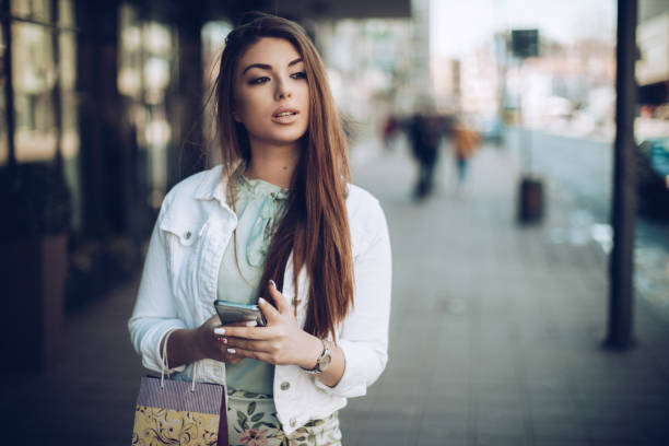 istock Young female in shopping 1309625851