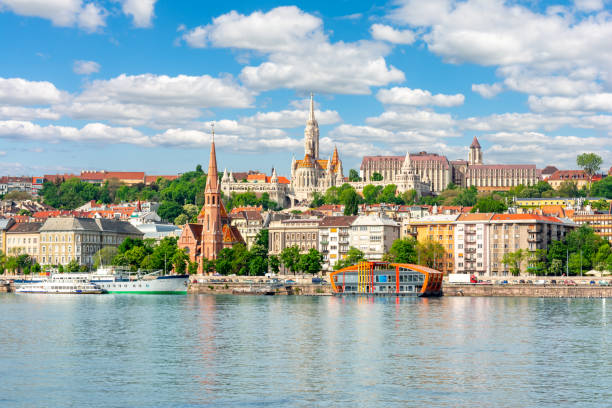 istock Fisherman Bastion and Danube river, Budapest, Hungary 1309627892