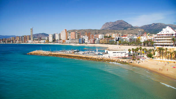 istock Benidorm, Hotels, Beaches, Shops, pub, Restaurants, closed bars, little occupancy in Easter with the pandemic. 1309631160