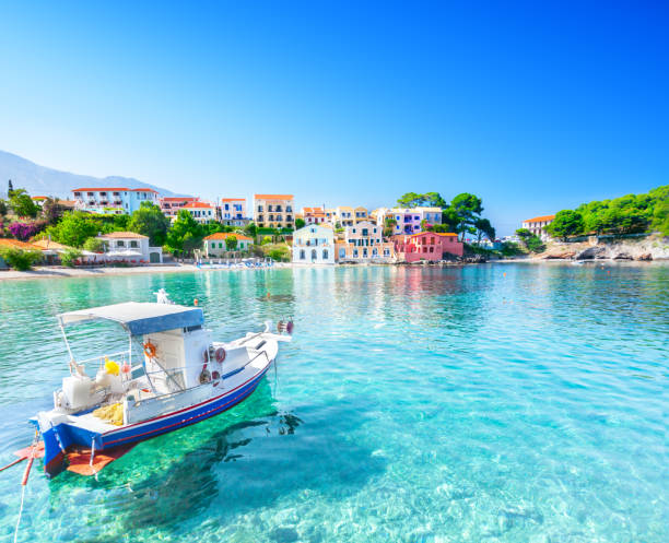istock Assos village in Kefalonia, Greece 1309634389