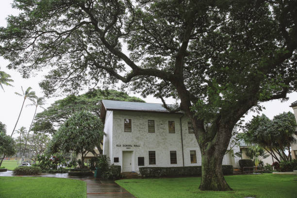 istock Old School Hall in Punahou School 1309643800