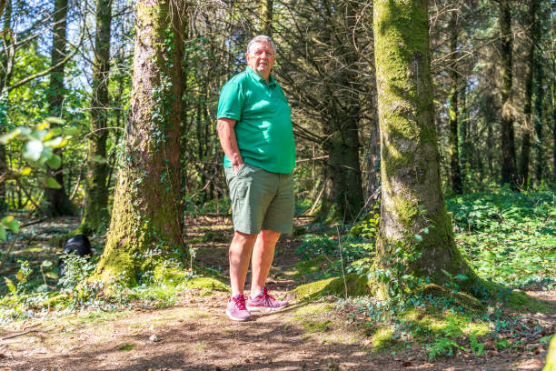 istock Senior Caucasian man in woodland 1309645799
