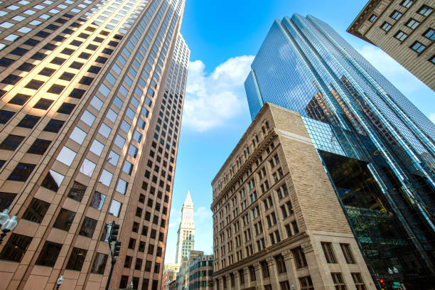 istock Scenic Boston downtown financial district and city skyline 1309650968