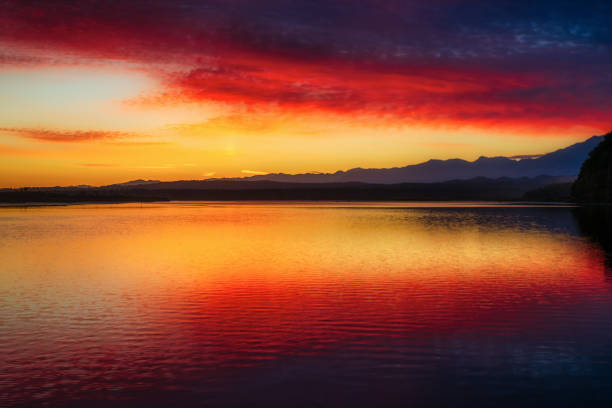 istock Okarito Lagoon at sunrise 1309651338