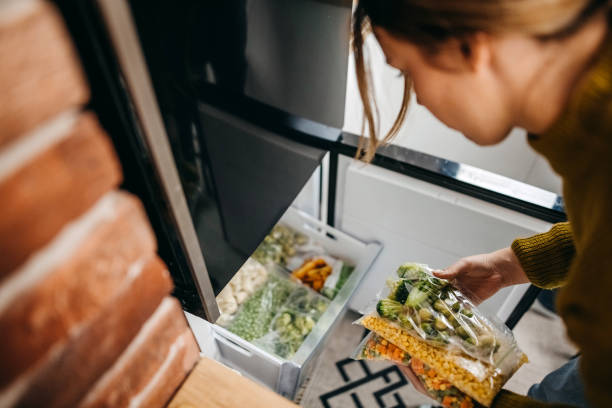istock Nice separated food in fridge 1309653140