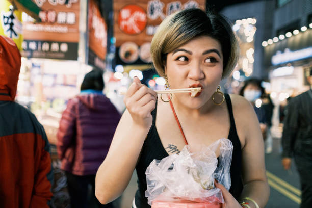 istock Night market in Taiwan 1309658642